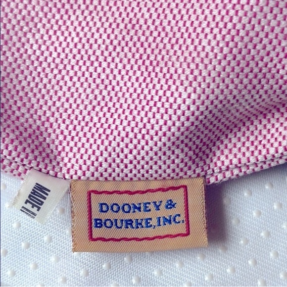 DOONEY & BOURKE VINTAGE GIRAFFE ANIMAL.. CANVAS W/ TAN LEATHER TRIM DUCK CHARM - Picture 11 of 17